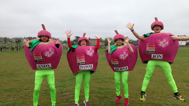​Wakefield stroke survivor completes London Marathon as Pink Lady® apple