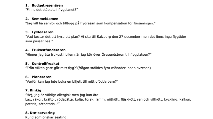 Finns det ståplats på flyget?