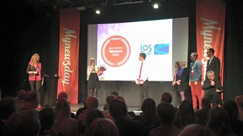 Anne Klepsland Simonsen, strategisk rådgiver, mottok prisen på vegne av LOS Energy