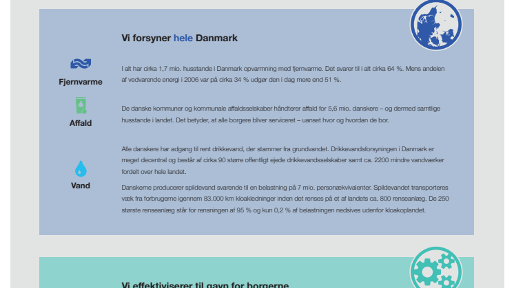 Fakta om forsyningssektoren