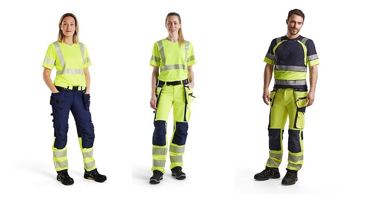 4-Veisstretch Blåkläder 