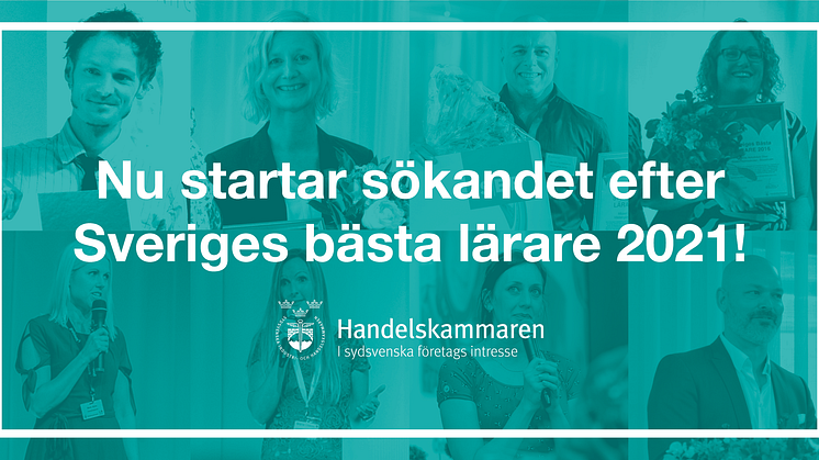 Nu startar sökandet efter Sveriges Bästa Lärare 2021!