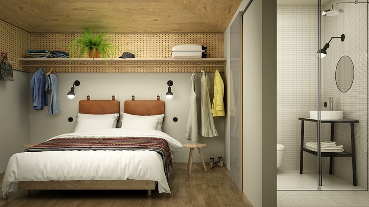 hansgrohe gør badet på Hobo Hotel Stockholm til et særligt sted.