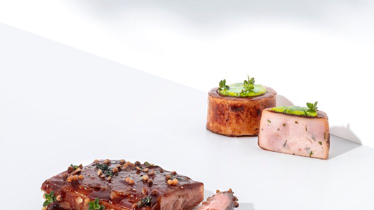 Brässerat shortrib och färserad kalvbräss