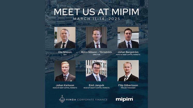 Meet us at MIPIM, March 11-14, 2025