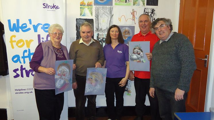 ​Salford stroke survivors express themselves thanks to charity workshops