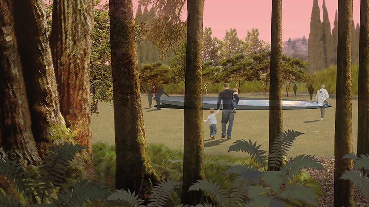 Millennieskogen - visionsbild
