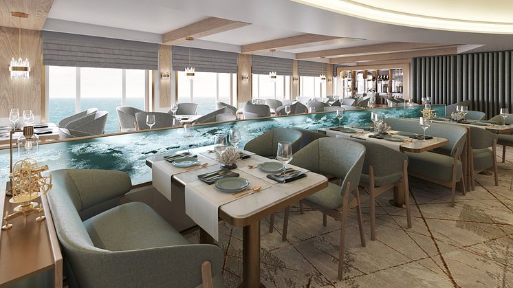 Main Dining Trollfjord Rendering Hurtigruten Norway