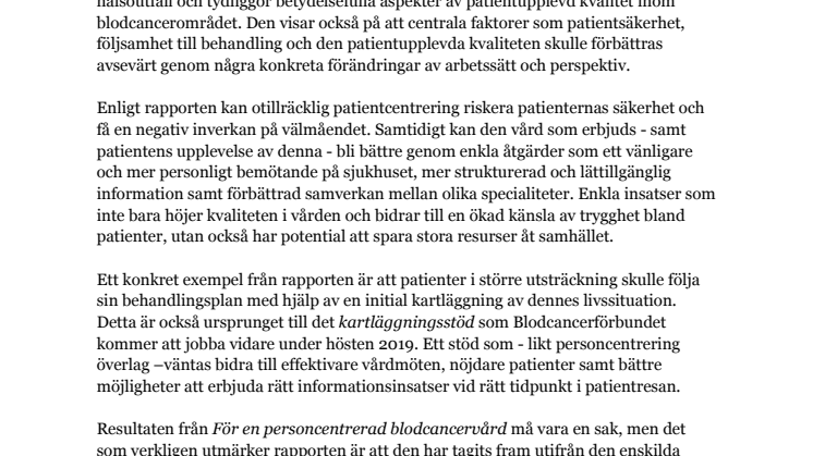Unik rapport om personcentrerad vård "på riktigt"