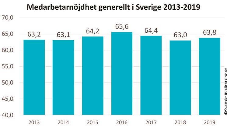 SKI medarbetarnöjdhet 2013-2019