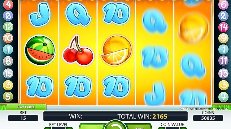 Fruit Shop video slot på Vera&John Casino