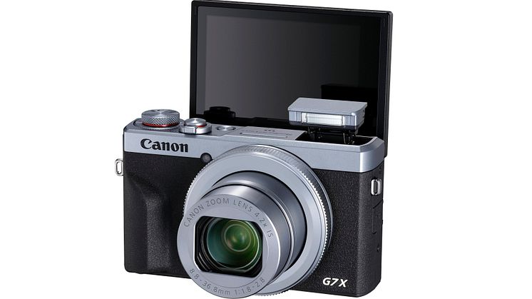 PowerShot G7X MK III LCD Up SILVER FSL 02