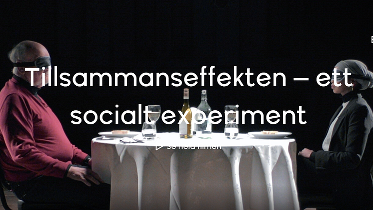 Nu visas resultatet av experimentet i en film