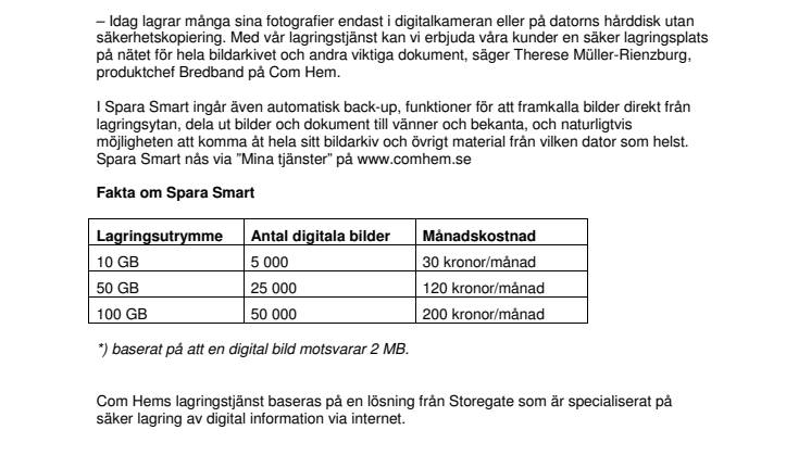 Nu kan Com Hems kunder spara smart