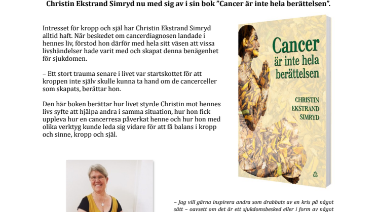Cancer är inte hela berättelsen