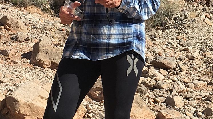 Image - ACR - Rita Wagner, 78, with her ACR Electronics ResQLink Personal Locator Beacon