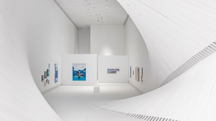 Årets hovedutstilling Salon Paintings med Hurvin Anderson vises i The Twist. Foto: Vegard Kleven