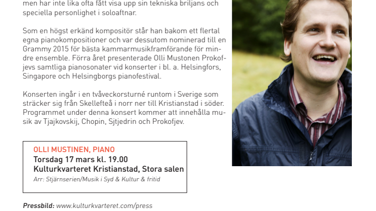 Soloafton med Olli Mustonen