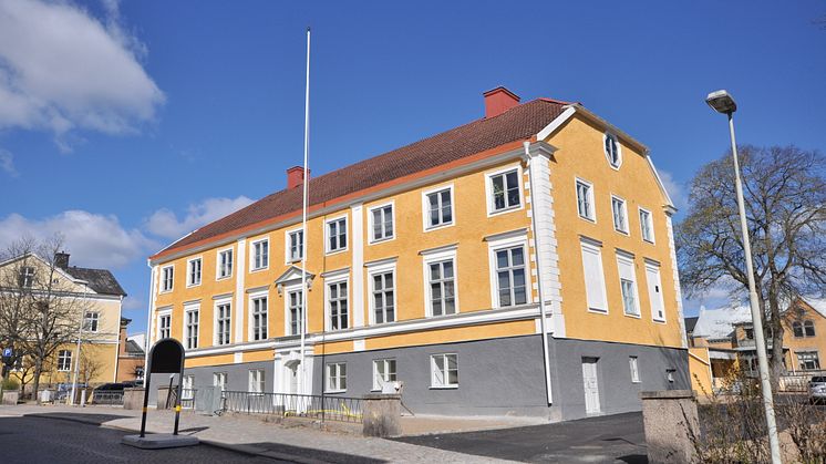 GBJ Bygg har fått 2021 års byggnadsvårdspris för renoveringen av församlingshemmet på Nygatan 6