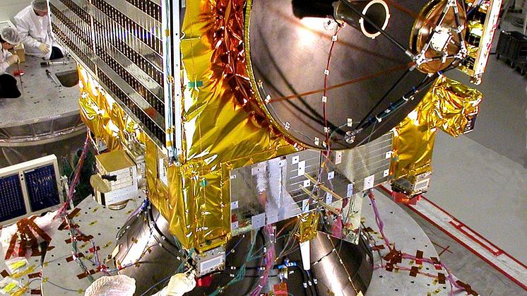 Vibrationstest av ESA´s satellit Venus Express