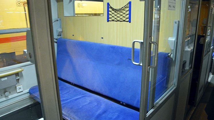 Ein Blick in einen der Waggons des FlixTrains - Foto Isabell Gradinger