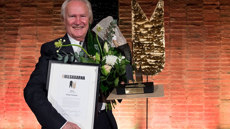 Hasse Persson mottagare av Gullsaxarna 2015