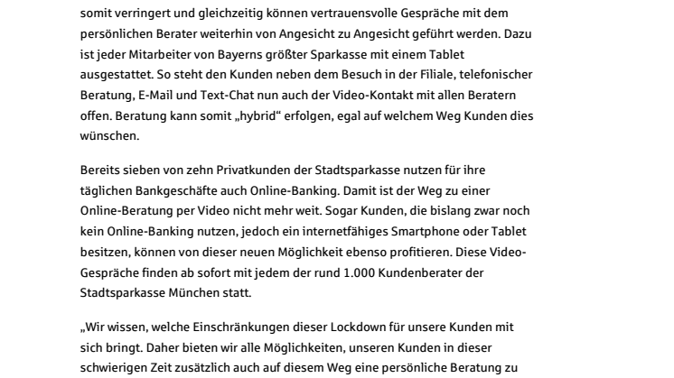 So nah, als wäre man persönlich da – mit der neuen Video-Beratung online