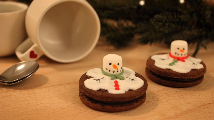 Smältande snögubbar