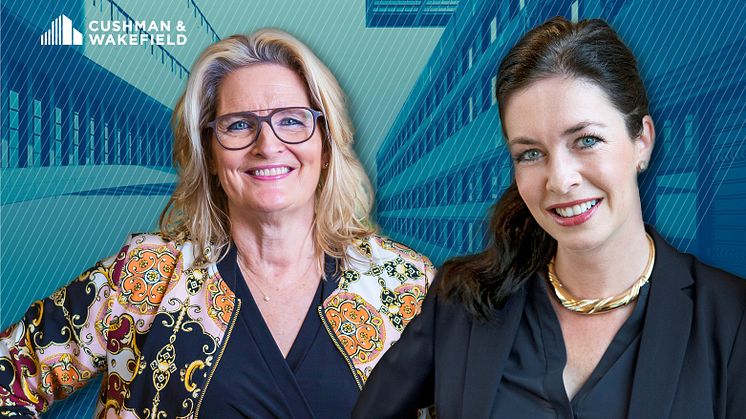 Cushman & Walkefield rekryterar Ewa Hellströmer (vänster) och Linda Persson (höger) till Agency Leasing. 