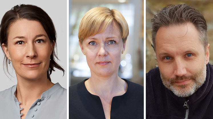 Sara Arvidson, Eva Vitell och Jimmie Widing