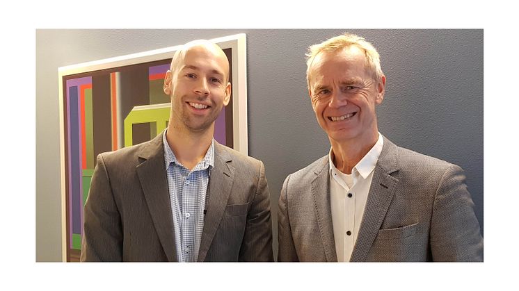 Jimmy Sigwid, CTO i SoftOne Group och utvecklingschef SoftOne Application AB och Håkan Lord, CEO SoftOne Group