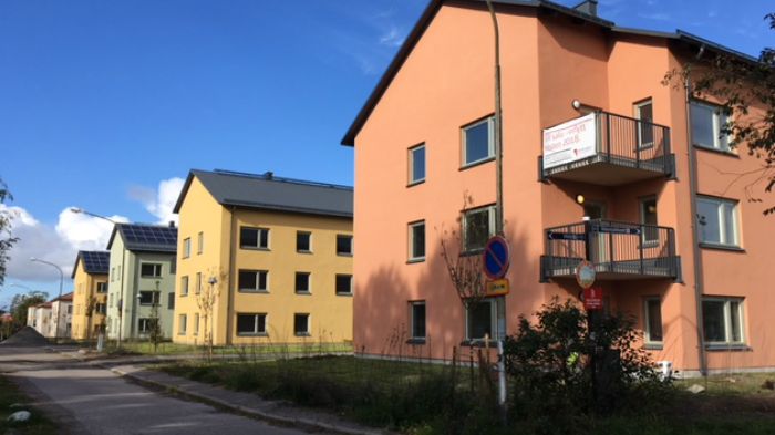 Klart för inflyttning i Brf Skolmästaren i Eskilstuna.