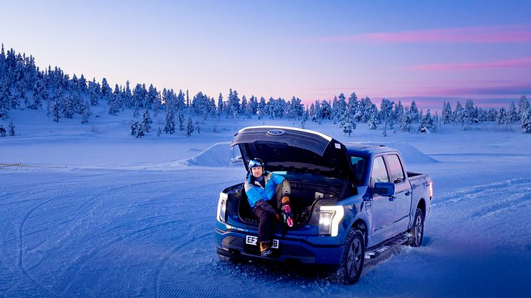 Ford F-150 Lightning Norge vinter 2023