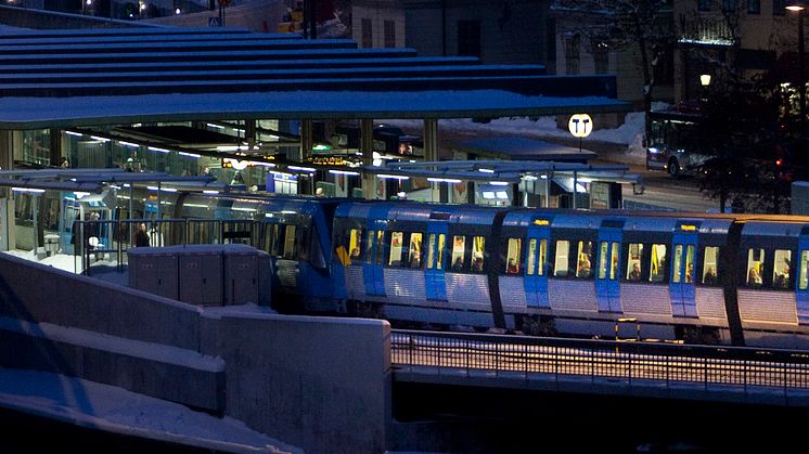 Stockholm by night wide