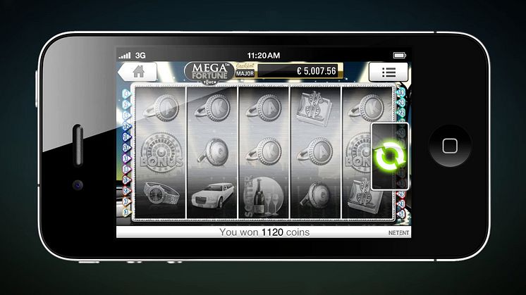 Chơi Slot Game Mega Fortune trên di động