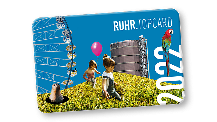 Die RUHR.TOPCARD für das Jahr 2022 ist ab jetzt erhältlich 