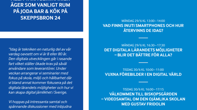 Samsung i Almedalen 2015
