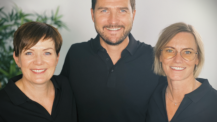 Fra venstre: May Britt Østby, Henning Eriksen og Nina Kleppe