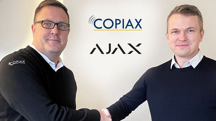 Copiax och Ajax Systems ingår nytt samarbete
