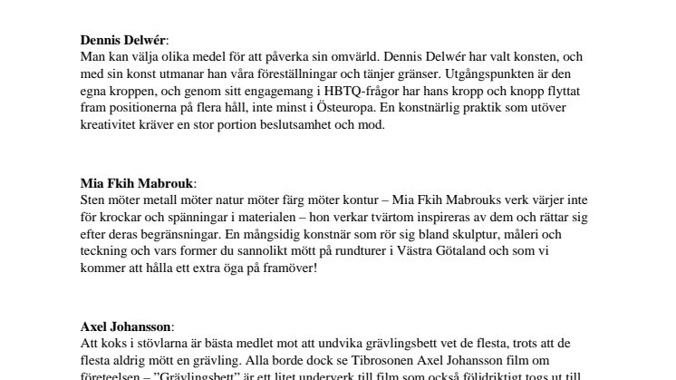 Kultur- och arbetsstipendium 2015 - motiveringar