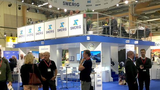 Den populära samlingsmontern för Swerigs medlemsföretag återkommer på Elmia Nordic Rail 2023.         Foto: Swerig