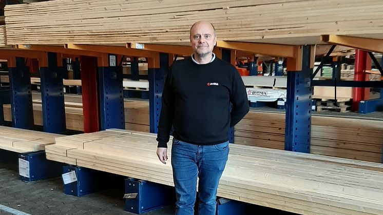 Butikschef Tommy Ravn har 25-års jubilæum i Bygma Kolding den 1. januar 2022