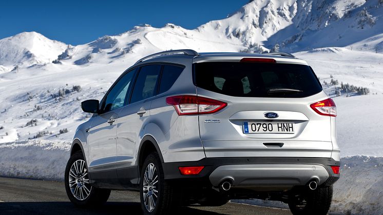 Nye Ford Kuga, vinterbilde bakfra