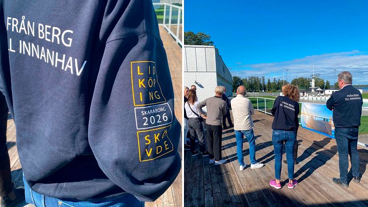 Riksidrottsförbundet och SVT på besök i Lidköping. Foto: Anna Ohlin Ek