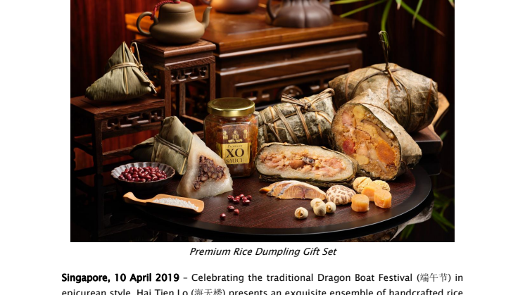 Indulge in Exquisite Handcrafted Rice Dumplings from Hai Tien Lo at Pan Pacific Singapore