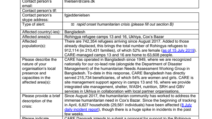 19-012-RO Alert Note Bangladesh Monsoon Crisis 