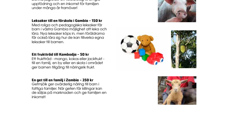 En julegris åt far och en getabock åt mor…