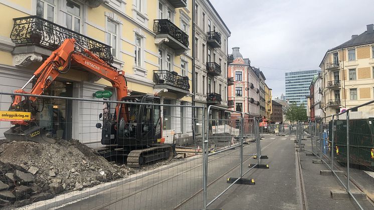 Ny fase i Trikkeprogrammet fra 18. mai: Majorstuen