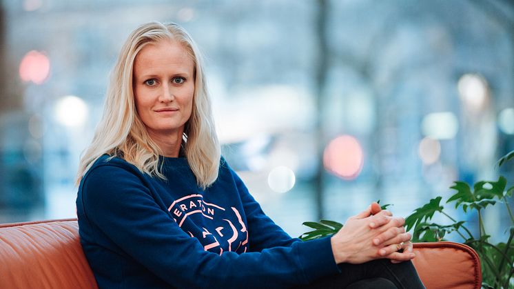 Carolina Klüft är verksamhetschef på Generation Pep, som har stort fokus på barn och ungas välmående, fysisk aktivitet och hälsosam kost.