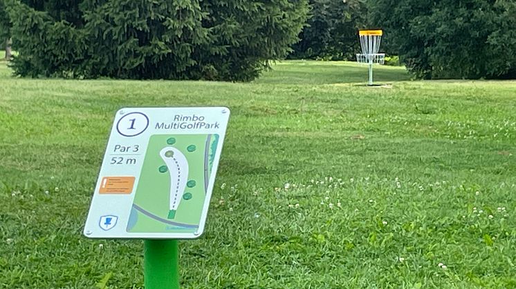 Multigolf är en av de nya aktiviteterna i Skarsjöparken.